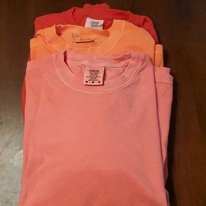 NWOT COMFORT COLORS 3 long sleeve sz M